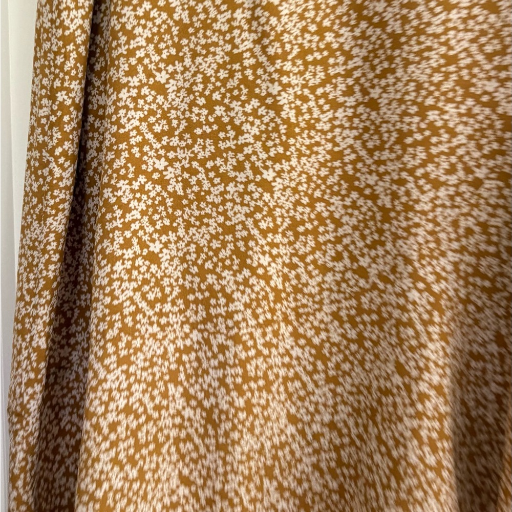Wishlist by Bohme Floral Faux Wrap Midi Skirt Size Large NWOT - Picture 4 of 7